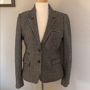 JCrew blazer houndstooth